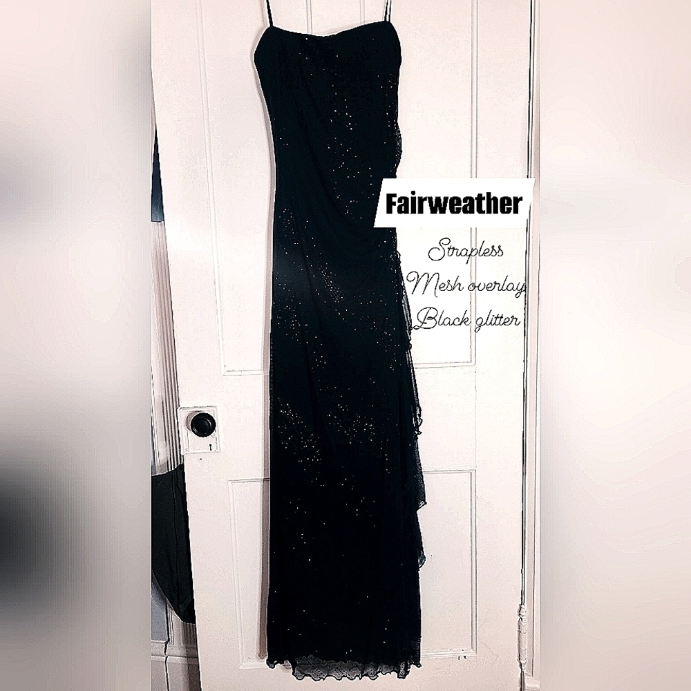 FAIRWEATHER strapless evening gown size small